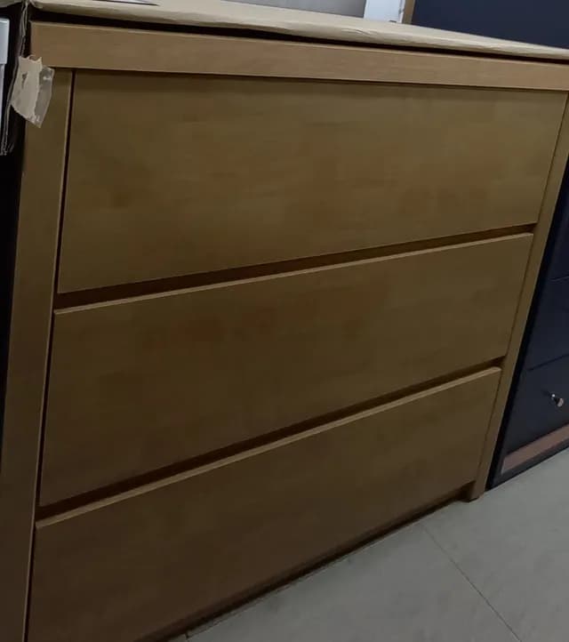 3단왕서랍장(미사용)