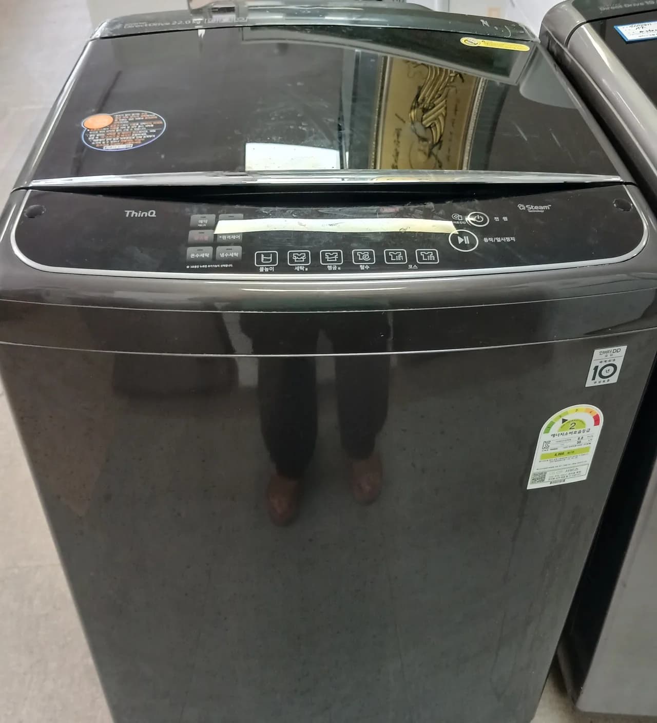 엘지블랙라벨22키로세탁기-21년