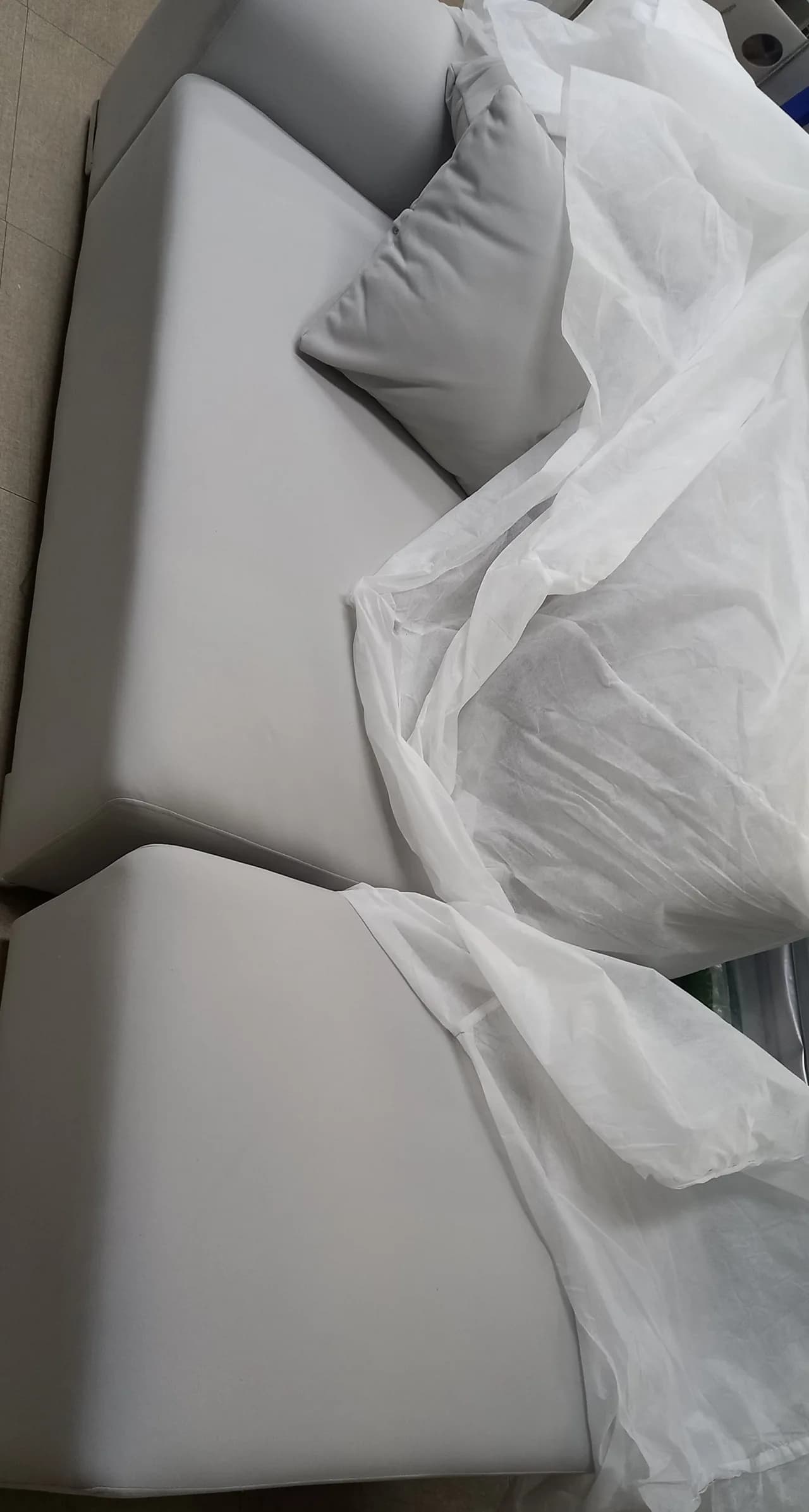 2인용패브릭소파(미사용)